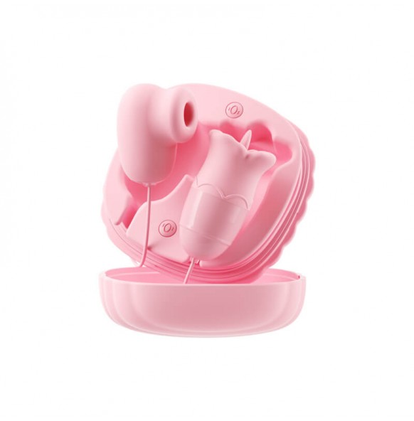 MizzZee - MagicBox Pleasure Suction Vibrating Egg (Chargeable - Pink) MizzZee - MagicBox Pleasure Suction Vibrating Egg (Chargeable - Pink)
